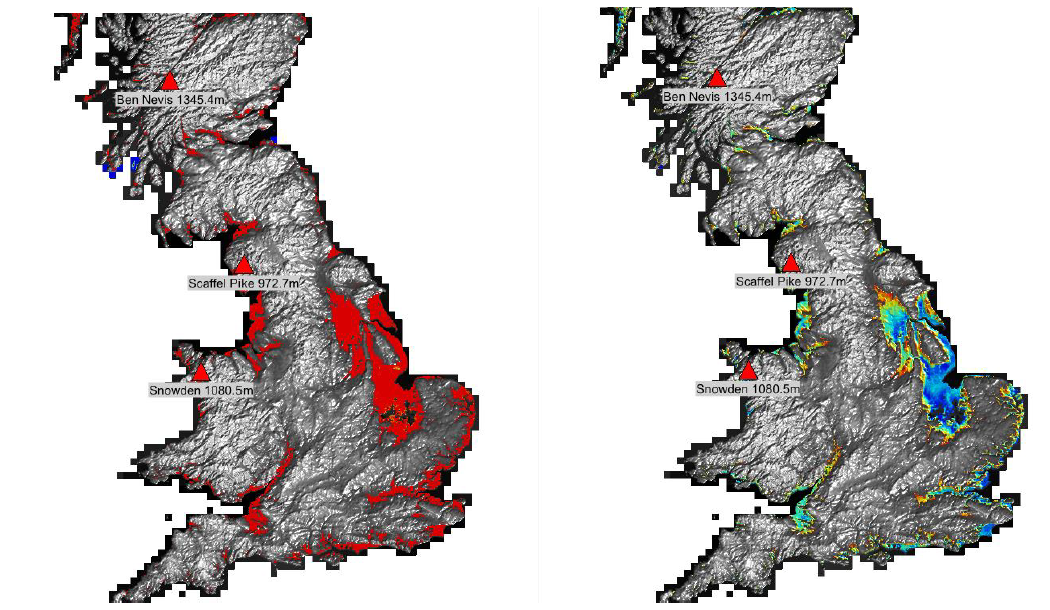 Elevation query UK lowlands 0 to 10 m amsl